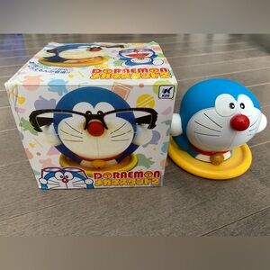 Doraemon Megane Stand 2 Figure | Japanese Anime Glasses Holder Boxed